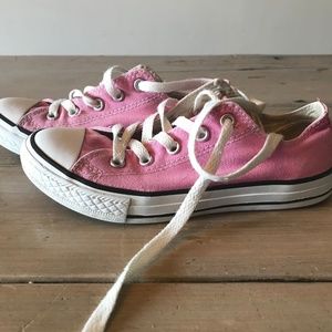 Pink Converse All Star Sneakers